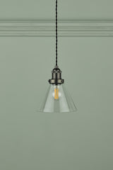 Laura Ashley Isaac Pendant Industrial Nickel –  from Amos Lighting + Home