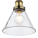 Laura Ashley Isaac Pendant Antique Brass –  from Amos Lighting + Home