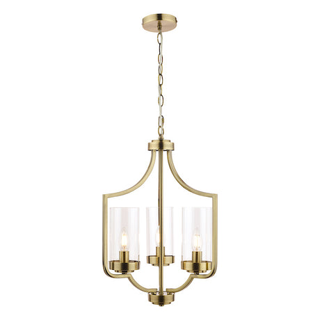 Laura Ashley Joseph Antique Brass 3 Light Chandelier –  from Amos Lighting + Home