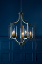 Laura Ashley Joseph Antique Brass 5 Light Chandelier –  from Amos Lighting + Home