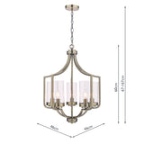 Laura Ashley Joseph Antique Brass 5 Light Chandelier –  from Amos Lighting + Home