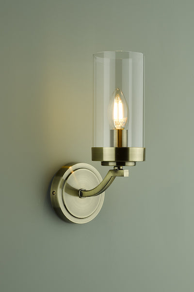 Laura Ashley Joseph Antique Brass Wall Light –  from Amos Lighting + Home