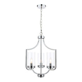 Laura Ashley Joseph Polished Chrome 3 Light Chandelier –  from Amos Lighting + Home