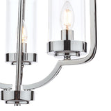 Laura Ashley Joseph Polished Chrome 3 Light Chandelier –  from Amos Lighting + Home