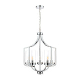 Laura Ashley Joseph Polished Chrome 5 Light Chandelier –  from Amos Lighting + Home