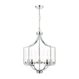 Laura Ashley Joseph Polished Chrome 5 Light Chandelier –  from Amos Lighting + Home