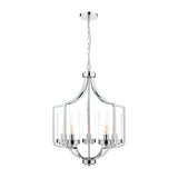 Laura Ashley Joseph Polished Chrome 5 Light Chandelier –  from Amos Lighting + Home