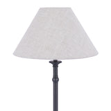 Laura Ashley Ludchurch Table Lamp Black with Linen Shade –  from Amos Lighting + Home