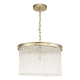 Laura Ashley Manon 3 Light Pendant Champagne Clear Glass –  from Amos Lighting + Home