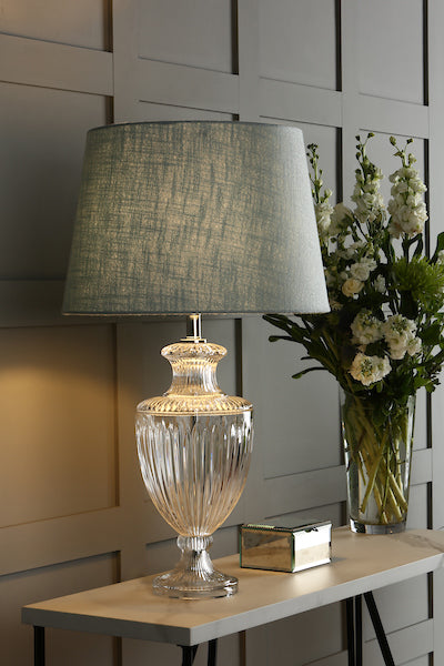 Laura Ashley Meredith Cut Glass Crystal Urn Table Lamp Base Large –  from Amos Lighting + Home