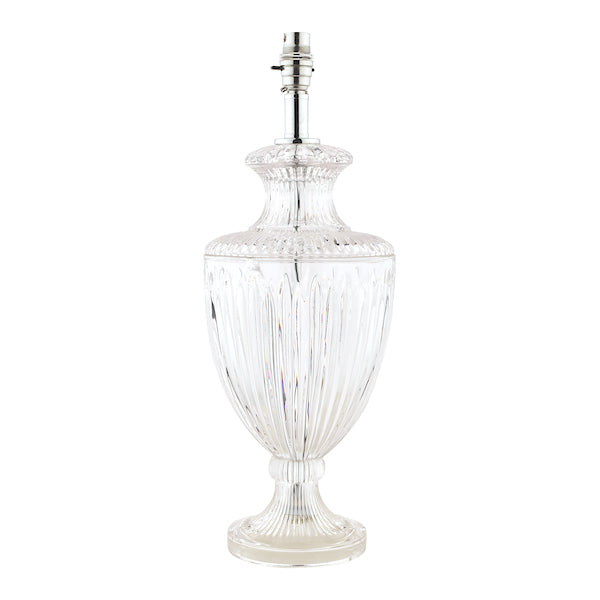Laura Ashley Meredith Cut Glass Crystal Urn Table Lamp Base Large ...