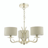 Laura Ashley Mulroy Antler 3 Light Chandelier with Shades –  from Amos Lighting + Home