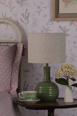 Laura Ashley Padley Green Table Lamp with shade –  from Amos Lighting + Home