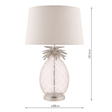 Laura Ashley Pineapple Large Table Lamp Clear –  from Amos Lighting + Home