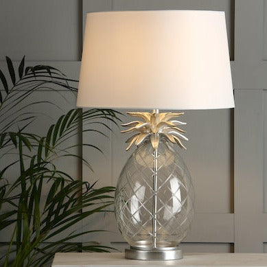 Laura Ashley Pineapple Large Table Lamp Clear –  from Amos Lighting + Home