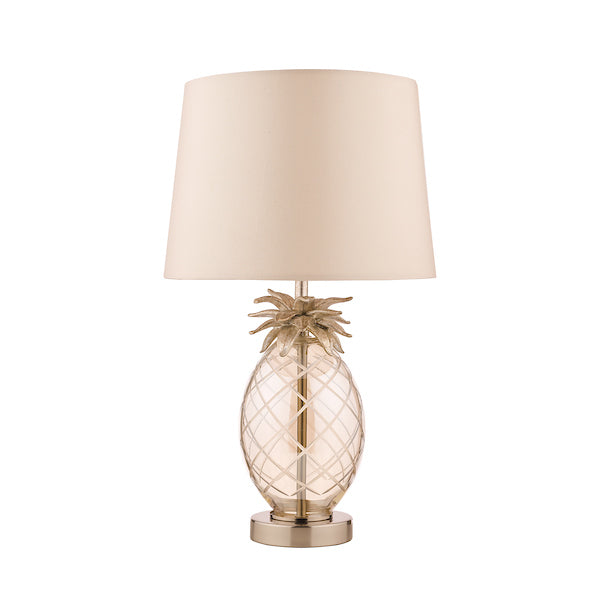 Laura Ashley Pineapple Small Table Lamp Champagne –  from Amos Lighting + Home