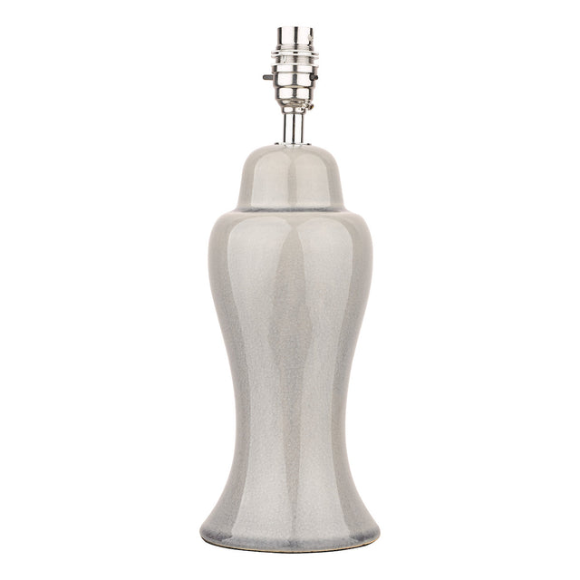 Laura Ashley Regina Small Table Lamp Pale Slate Grey Base –  from Amos Lighting + Home