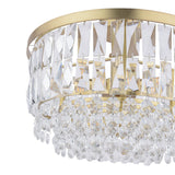 Laura Ashley Rhosill 3 Light Semi Flush Matt Antique Brass –  from Amos Lighting + Home