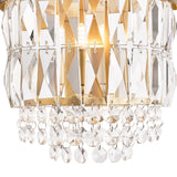 Laura Ashley Rhosill Wall Light Crystal and Matt Antique Brass –  from Amos Lighting + Home