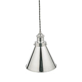 Laura Ashley Rufus Pendant Polished Chrome –  from Amos Lighting + Home