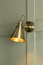 Laura Ashley Rufus Single Spotlight Antique Brass –  from Amos Lighting + Home