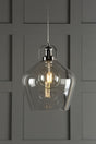 Laura Ashley Rye Large Glass Pendant Clear –  from Amos Lighting + Home