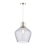 Laura Ashley Rye Large Glass Pendant Smoked –  from Amos Lighting + Home