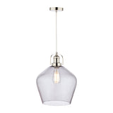 Laura Ashley Rye Large Glass Pendant Smoked –  from Amos Lighting + Home