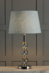 Laura Ashley Selby Large Table Lamp Polished Nickel –  from Amos Lighting + Home