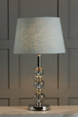 Laura Ashley Selby Large Table Lamp Polished Nickel –  from Amos Lighting + Home