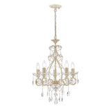 Laura Ashley Shamley 5 Light Chandelier Matt White –  from Amos Lighting + Home