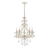 Laura Ashley Shamley 5 Light Chandelier Matt White –  from Amos Lighting + Home