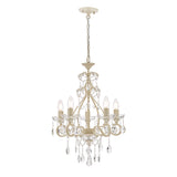 Laura Ashley Shamley 5 Light Chandelier Matt White –  from Amos Lighting + Home