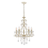 Laura Ashley Shamley 5 Light Chandelier Matt White –  from Amos Lighting + Home