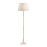 Laura Ashley Tate Wooden Floor Lamp Distressed Off White Base –  from Amos Lighting + Home