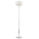 Laura Ashley Vienna Floor Lamp Crystal and Polished Chrome –  from Amos Lighting + Home