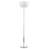 Laura Ashley Vienna Floor Lamp Crystal and Polished Chrome –  from Amos Lighting + Home