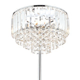 Laura Ashley Vienna Floor Lamp Crystal and Polished Chrome –  from Amos Lighting + Home