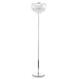 Laura Ashley Vienna Floor Lamp Crystal and Polished Chrome –  from Amos Lighting + Home