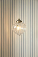 Laura Ashley Whitham Pendant Antique Brass –  from Amos Lighting + Home