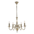 Laura Ashley Winchester 5 Light Chandelier Antique Brass –  from Amos Lighting + Home