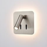 Franklite Luca Square Reading Wall Light Satin Nickel