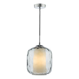 Dar Majella Pendant Polished Chrome and Smoked Glass –  from Amos Lighting + Home