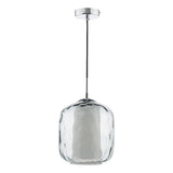 Dar Majella Pendant Polished Chrome and Smoked Glass –  from Amos Lighting + Home