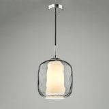 Dar Majella Pendant Polished Chrome and Smoked Glass –  from Amos Lighting + Home