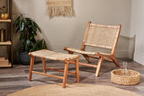 Nkuku Madrisana Acacia & Rattan Woven Chair