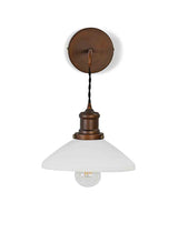 Garden Trading Beaulieu Wall Light Fluted Cone Antique Bronze