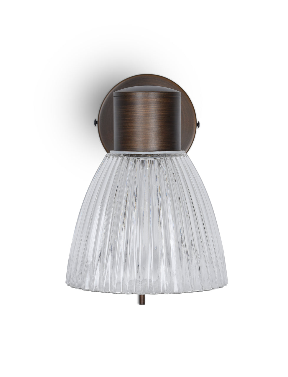 Garden Trading Campden Bathroom Wall Light Glass, Antique Bronze Finish