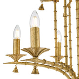 Dar Gold Collection Miette 6 Light Antique Gold Pendant –  from Amos Lighting + Home