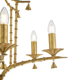 Dar Gold Collection Miette 6 Light Antique Gold Pendant –  from Amos Lighting + Home